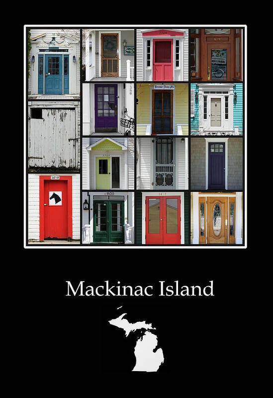 Doors Art Print featuring the photograph Mackinac Island Doors by Jackson Pearson