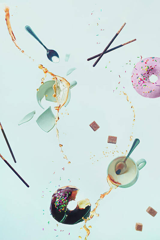 Sugar Art Print featuring the photograph Mad Tea Party by Dina Belenko Photography