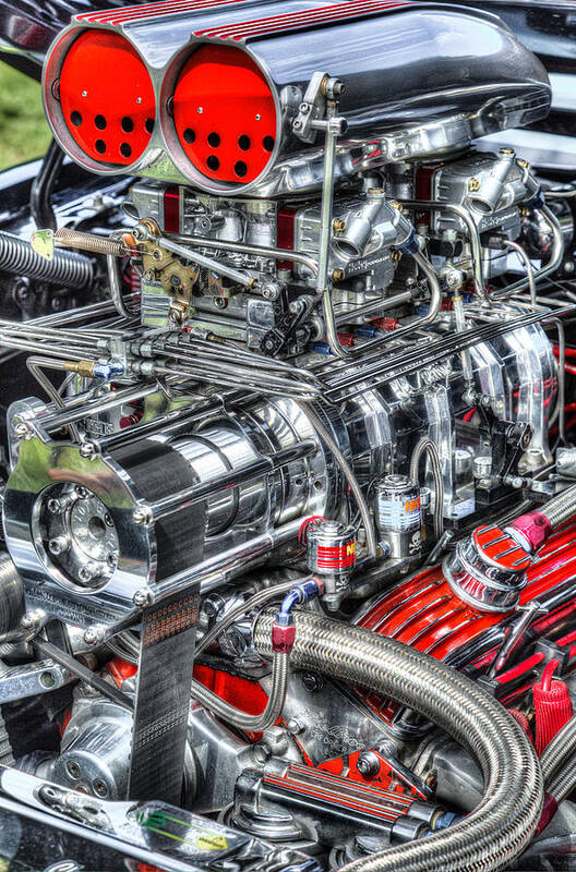 Engine Art Print featuring the photograph Mechanics by Bill Wakeley