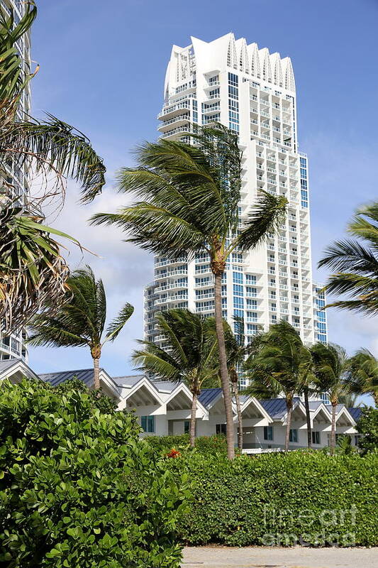 Architecture Art Print featuring the photograph Miami South Beach Architecture by Christiane Schulze Art And Photography