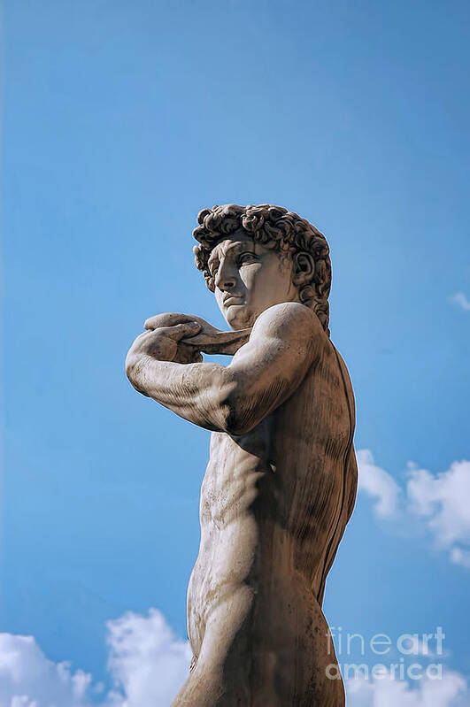 Florence Art Print featuring the photograph Michelangelo's David by Brenda Kean