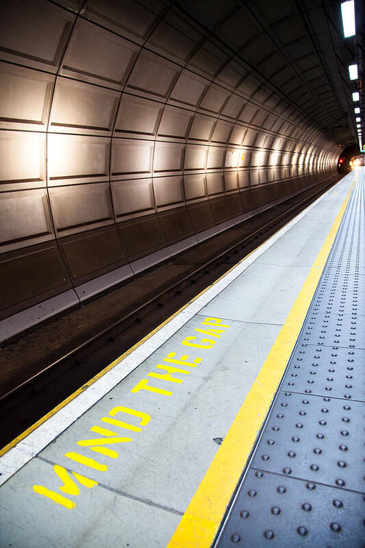 London Art Print featuring the photograph Mind the Gap by Adam Pender