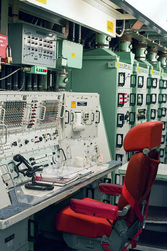 Air Force Art Print featuring the photograph Minuteman Missile Control Room by Jim West
