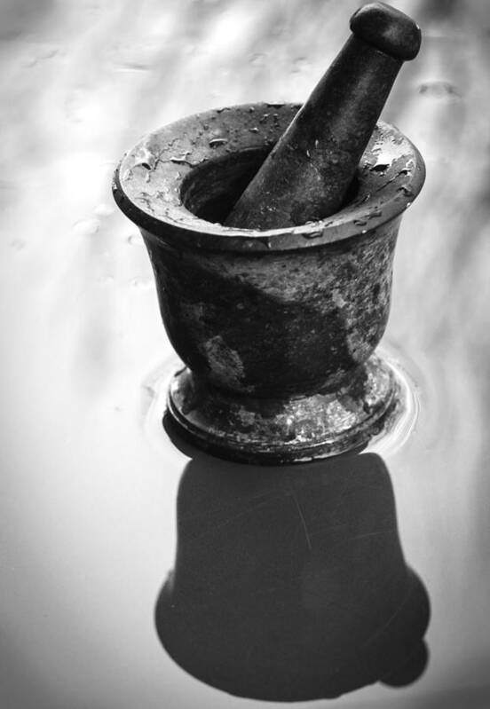 Mortar And Pestle Art Print featuring the photograph Mortar and Pestle by Thomas Young