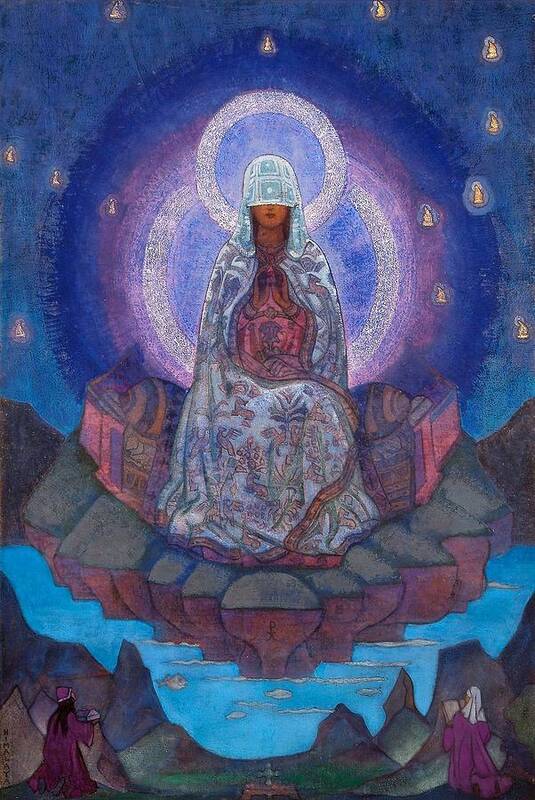 1930's Art Print featuring the painting Mother of the World by Nicholas Roerich