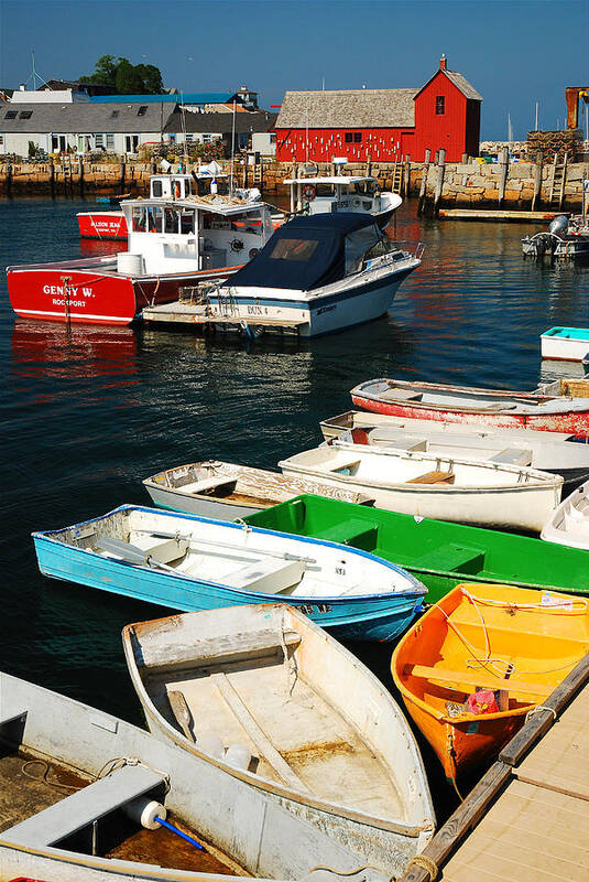 Rockport Art Print featuring the photograph Motif No. 1 by James Kirkikis