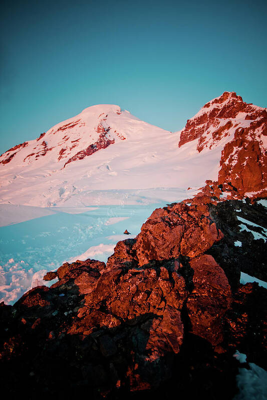 Tranquility Art Print featuring the photograph Mount Baker Mountain by Christopher Kimmel