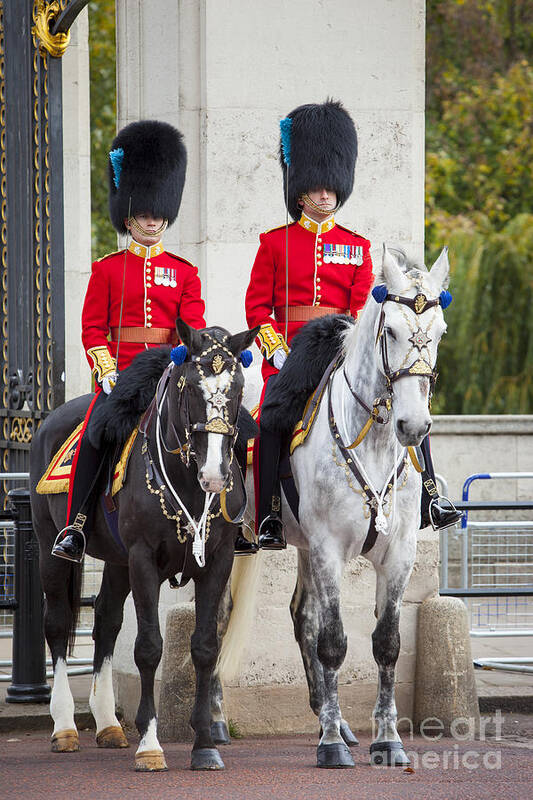 Royal Art Print featuring the photograph Mounted Guard by Brian Jannsen