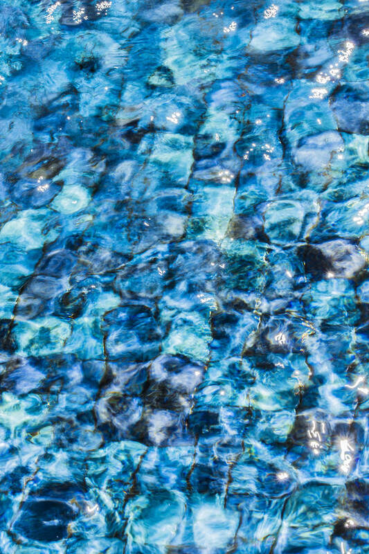 Water Art Print featuring the photograph Moving water 2 by Leigh Anne Meeks