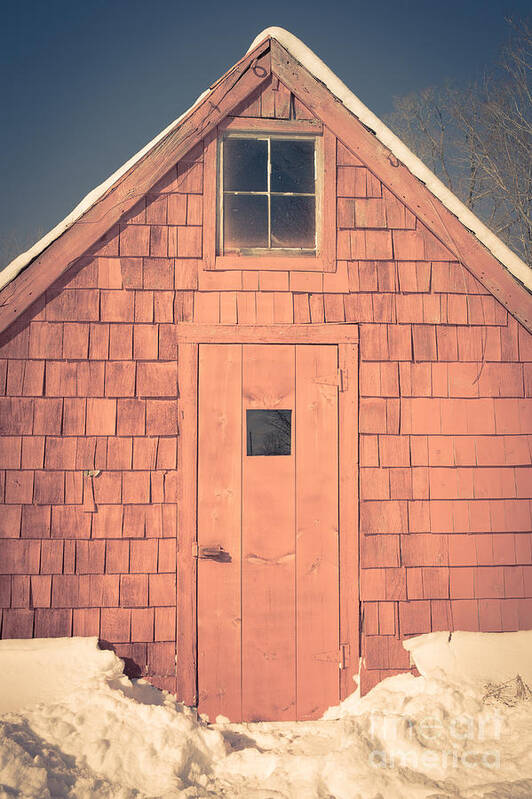 New Hampshire Art Print featuring the photograph Mt. Cube Sugar Shack Orford New Hampshire by Edward Fielding
