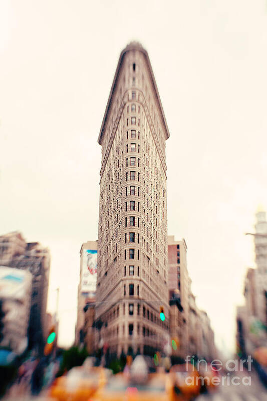 New York City Photo Art Print featuring the photograph New York City Flatiron Building by Kim Fearheiley