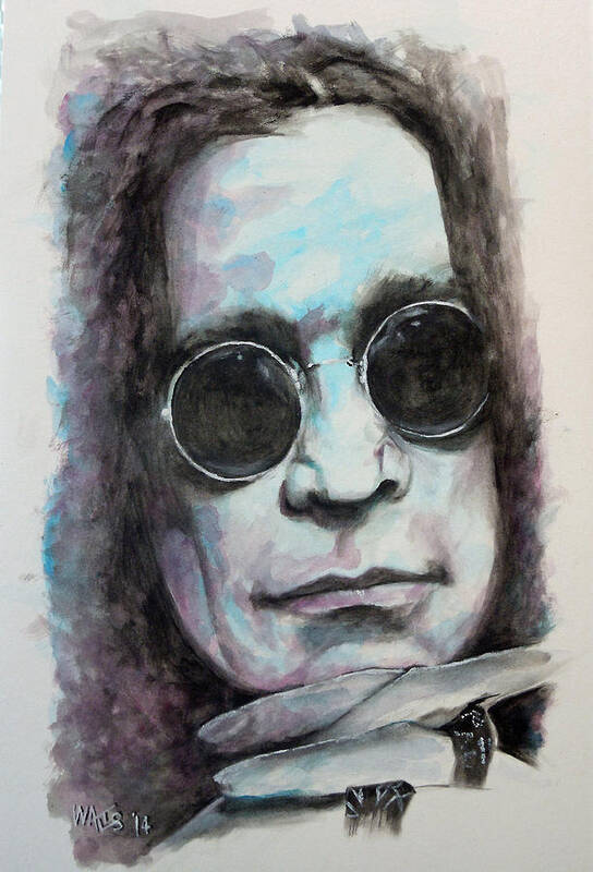 Ozzy Art Print featuring the painting No More Tears by William Walts