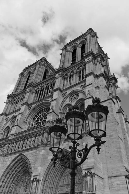 Notre Dame Cathedral Art Print featuring the photograph Notre Dame by Maj Seda