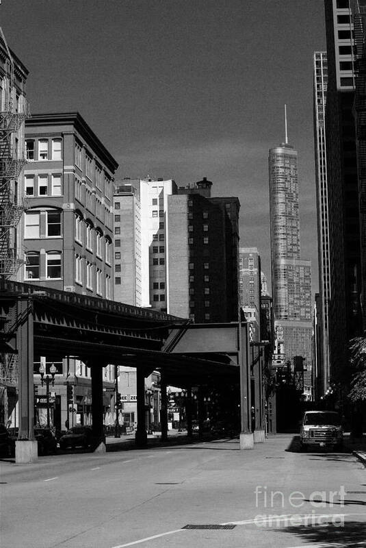 Usa Art Print featuring the photograph Old and New Chicago by Frank J Casella