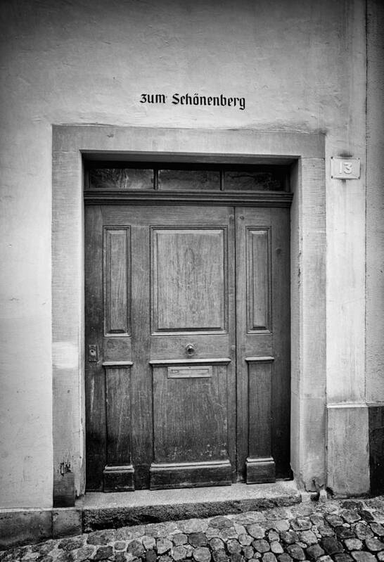 European Door Art Print featuring the photograph Old European Door by James Bethanis