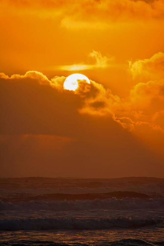 Pacific Storm Art Print featuring the photograph Pacific Storm by Tikvah's Hope