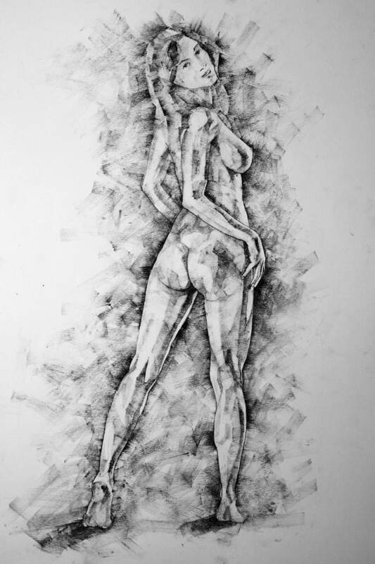 Erotic Art Print featuring the drawing Page 32 by Dimitar Hristov