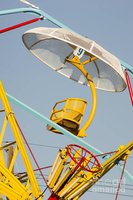 Carnival Ride Art Print featuring the photograph Parachute Carnival Ride by Imagery by Charly