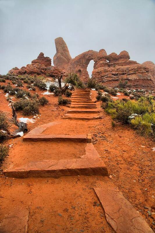 Arches Art Print featuring the photograph Pathway to Portals by David Andersen