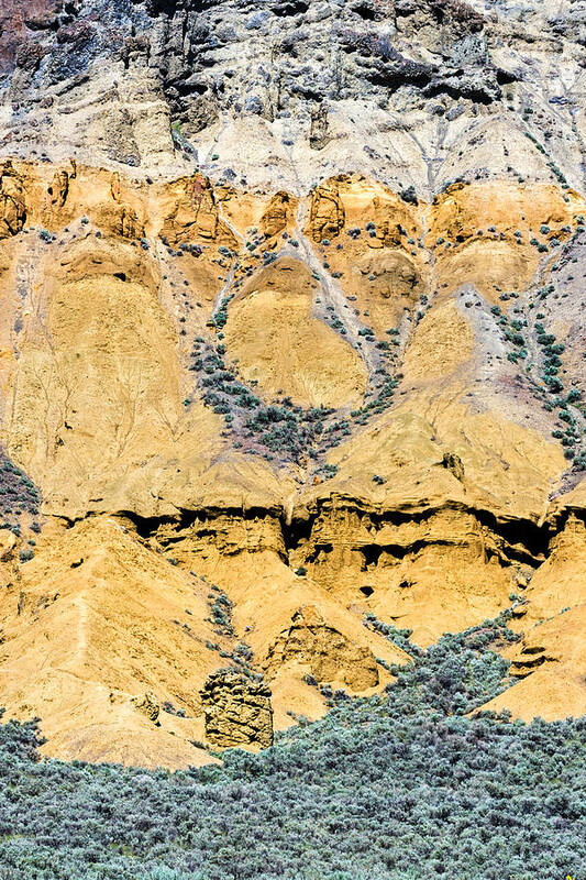 British Columbia Art Print featuring the photograph Patterns in the Rocks by Michael Russell
