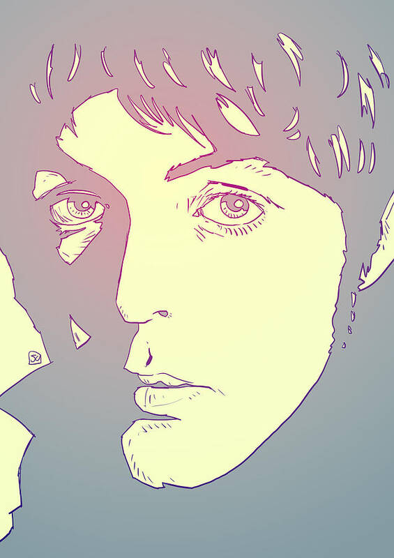 Paul Art Print featuring the drawing Paul McCartney by Giuseppe Cristiano