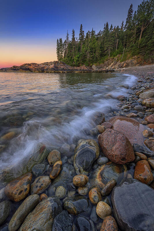 Acadia Art Print featuring the photograph Peace and Quiet on Little Hunters Beach by Rick Berk