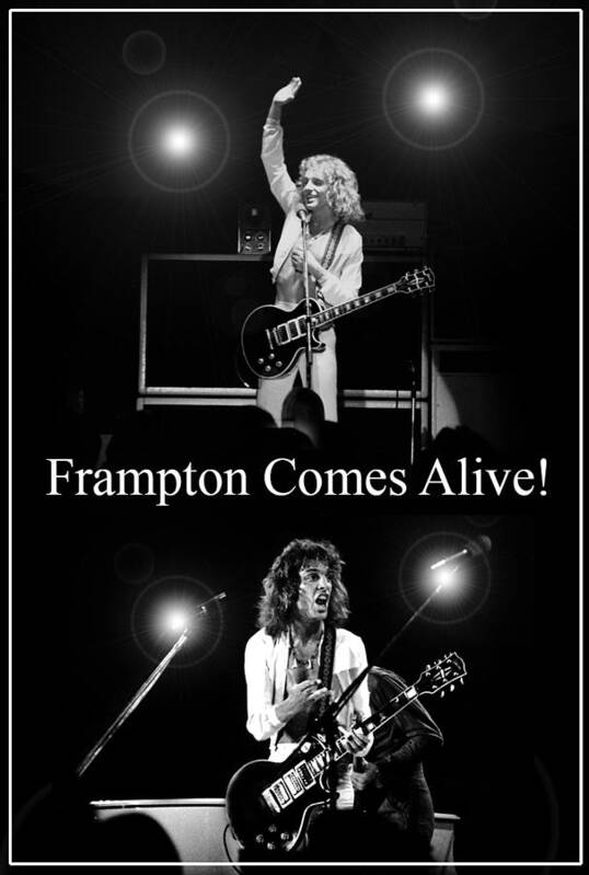 Peter Framprton Art Print featuring the photograph Peter Frampton Live by Kevin Cable