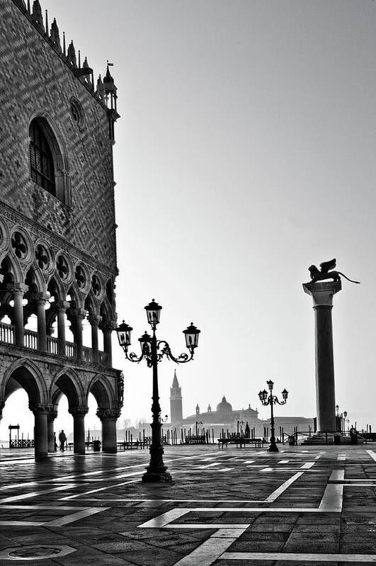 Italy Art Print featuring the photograph Piazza San Marco by Marion Galt
