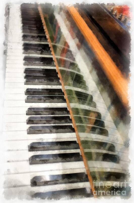 Piano Art Print featuring the photograph Play It Again Sam by Edward Fielding