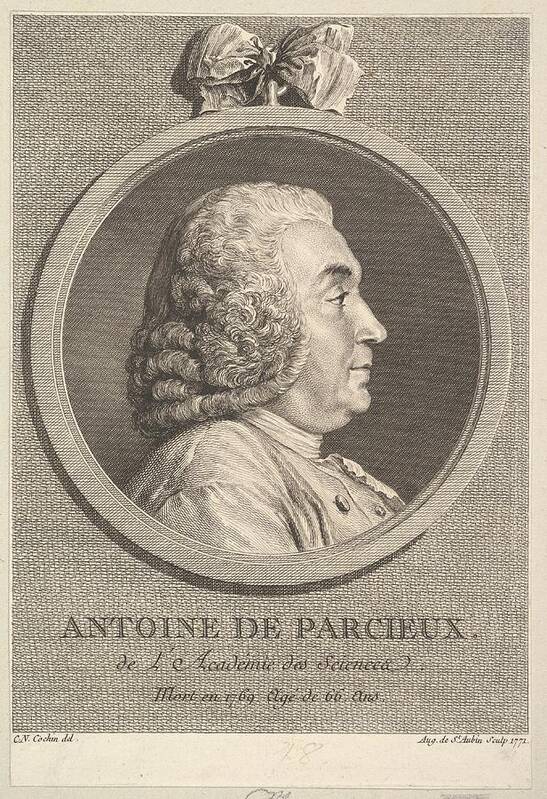 Cochin Art Print featuring the drawing Portrait Of Antoine De Parcieux by Augustin de Saint-Aubin