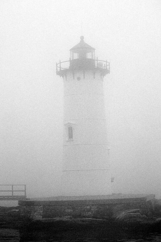 Fog Art Print featuring the photograph Portsmouth in Fog by IMH Photog