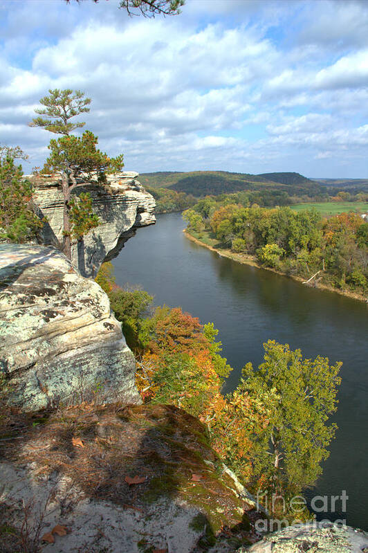 River Art Print featuring the photograph Promontory Point by Jim McCain