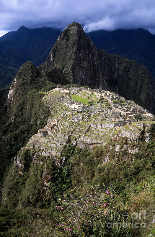 Machu Picchu Art Print featuring the photograph Rainy Season at Machu Picchu by James Brunker