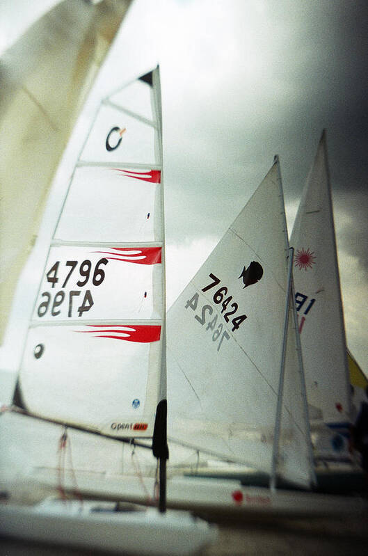 Recesky Art Print featuring the photograph Recesky - Sails by Richard Reeve