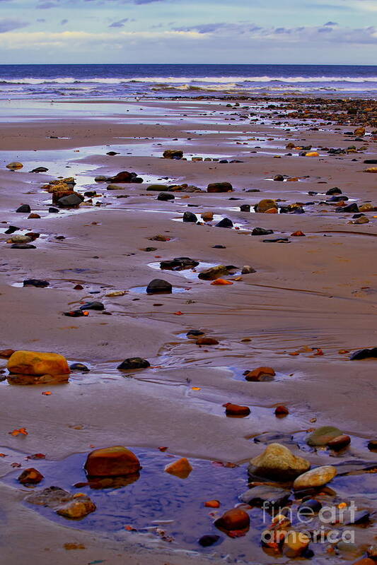 Rocks Art Print featuring the photograph Rocks on the Seashore by Martyn Arnold