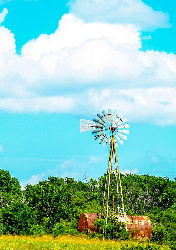 Nature Art Print featuring the photograph Rural Texas by Toma Caul