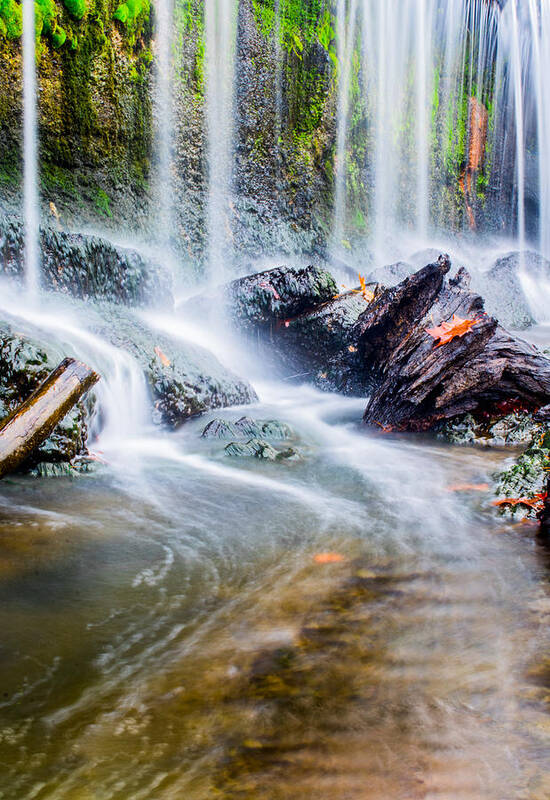 Water Art Print featuring the photograph Rushing Water by Parker Cunningham