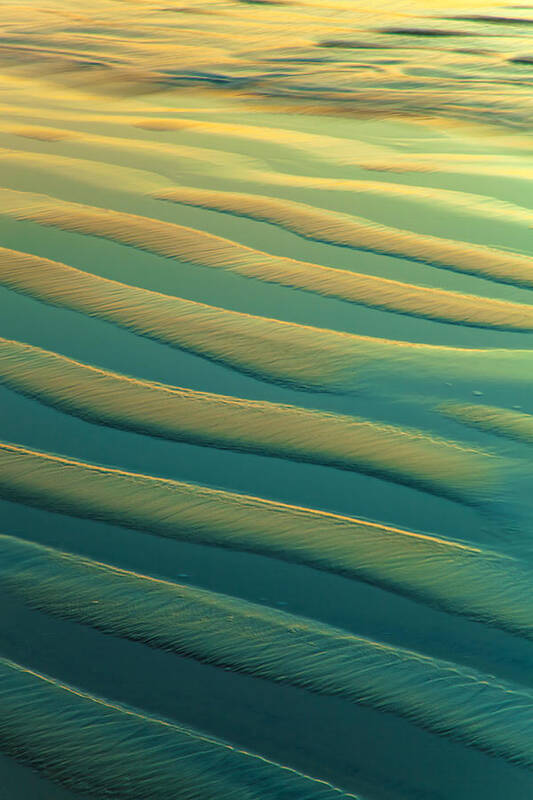 Nature Art Print featuring the photograph Sand Pattern 2 by Jonathan Nguyen