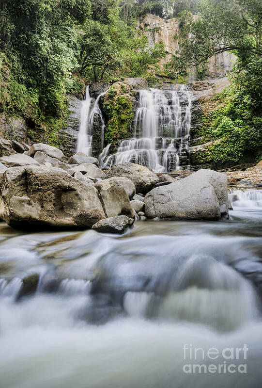 Beauty In Nature Art Print featuring the photograph Santo Cristo Falls by Oscar Gutierrez