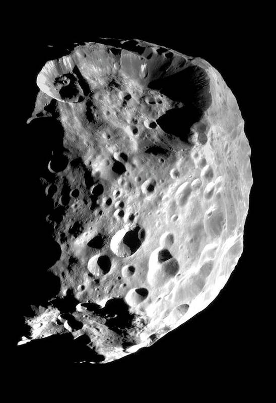 Phoebe Art Print featuring the photograph Saturn's Moon Phoebe by Nasa/science Photo Library