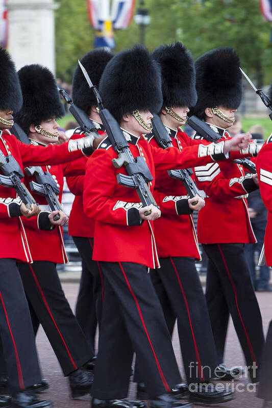 London Art Print featuring the photograph Scots Guards by Brian Jannsen