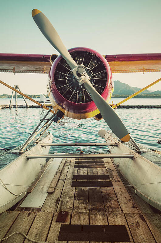 Propeller Art Print featuring the photograph Seaplane Dock by Shaunl