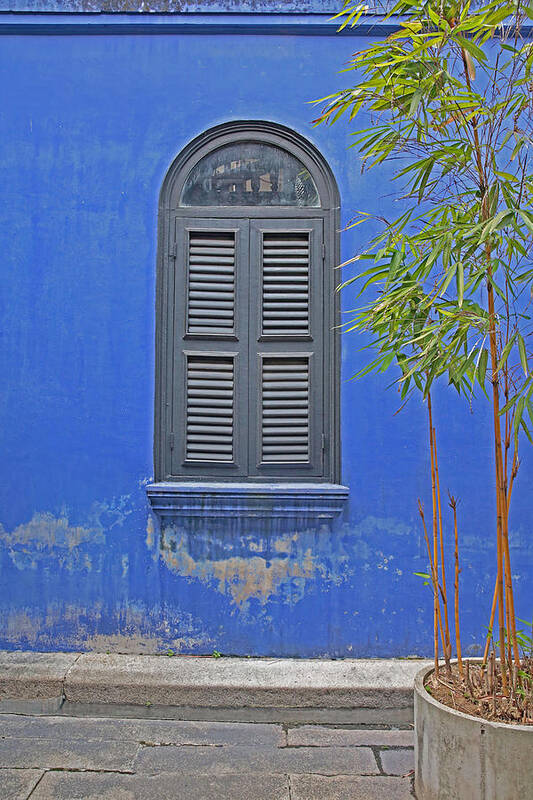 Penang Art Print featuring the photograph Shutters Penang by Tony Brown