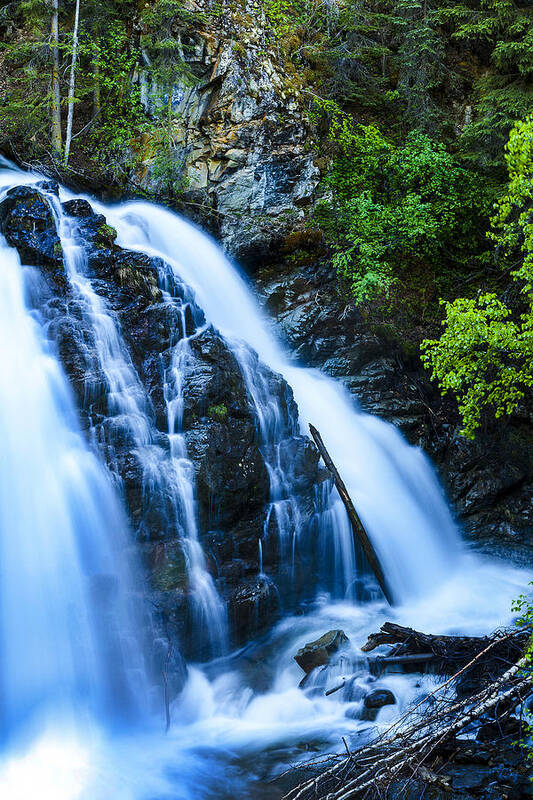 Kyle Lavey Photography Art Print featuring the photograph South Fork Falls by Kyle Lavey