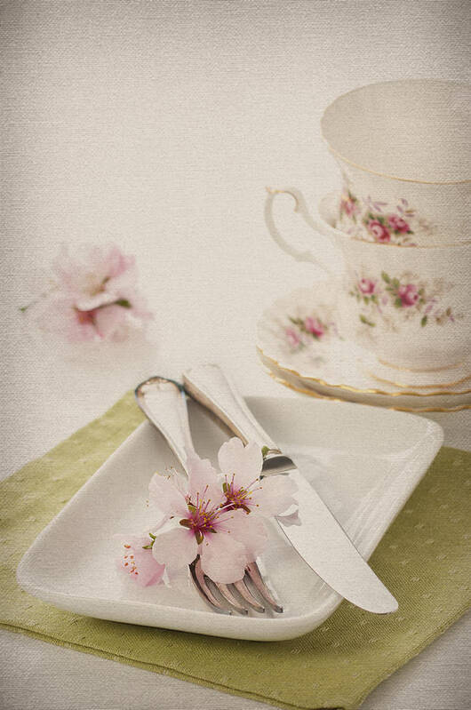 Spring Art Print featuring the photograph Spring Table Setting by Amanda Elwell