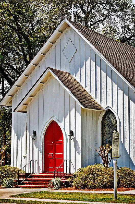 Church Art Print featuring the photograph St. Alban's Episcopal by Linda Brown