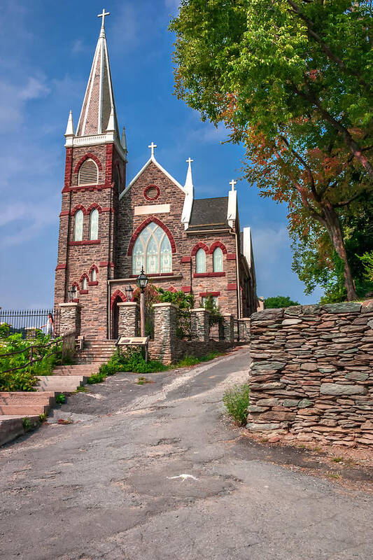 Harpers Ferry Art Print featuring the photograph St Peters Church by Mary Almond