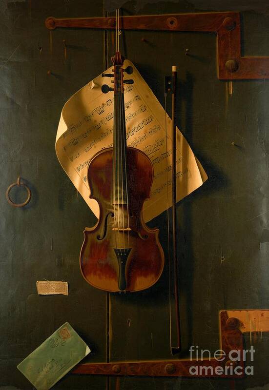 Still Life Art Print featuring the photograph Still Life with Violin by Padre Art