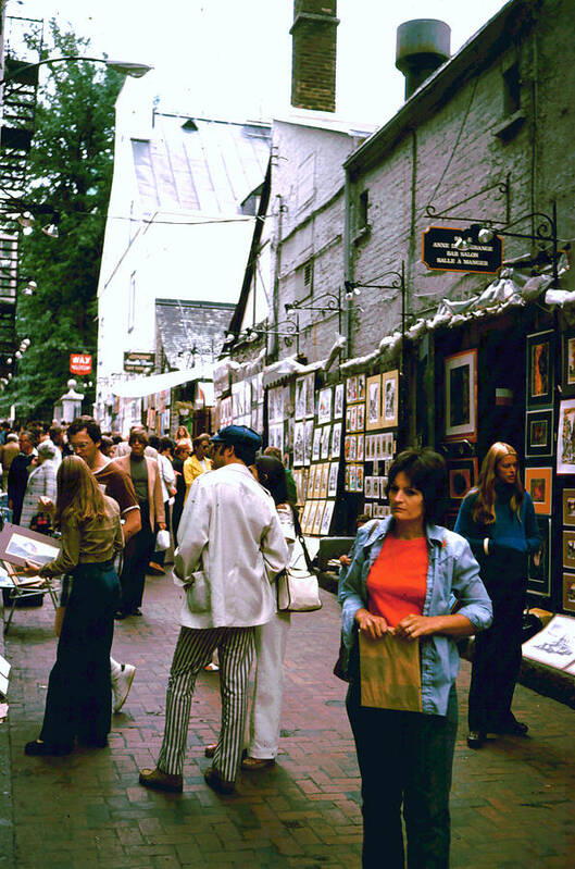 Street Scene Art Print featuring the photograph Street Art Sale by Donna Walsh