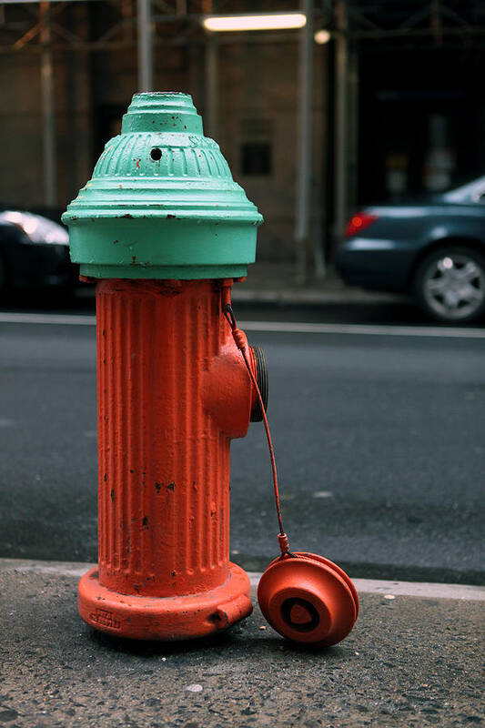 05.19.13_a Art Print featuring the photograph Street Hydrant by Dorin Adrian Berbier